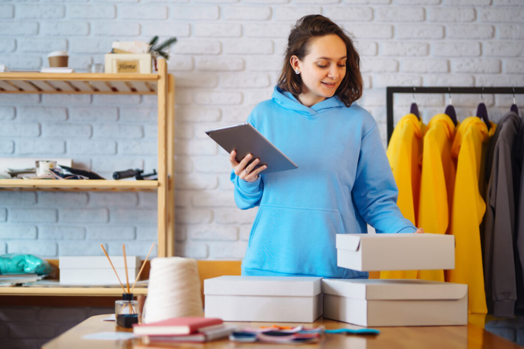 small business owner entrepreneur seller using t 2025 03 08 22 22 05 utc