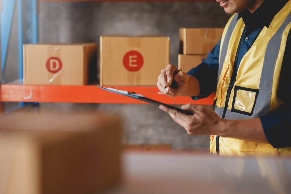 warehouse worker checking inventory with clipboard 2025 03 09 10 57 46 utc