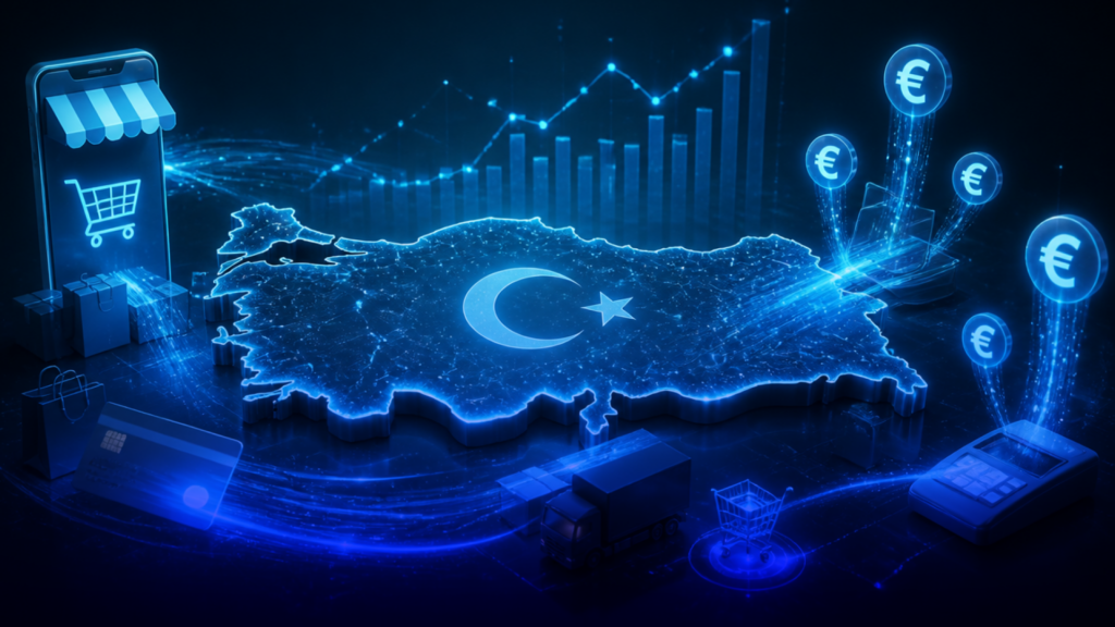 Navlungo Mayıs 2026 Aylık E-İhracat Bülteni 1 1 Turkiyede Online Harcamalar 86 Milyar Euroya Ulasti